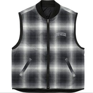 ❌SOLD❌ Supreme Reversible Shadow Plaid Vest